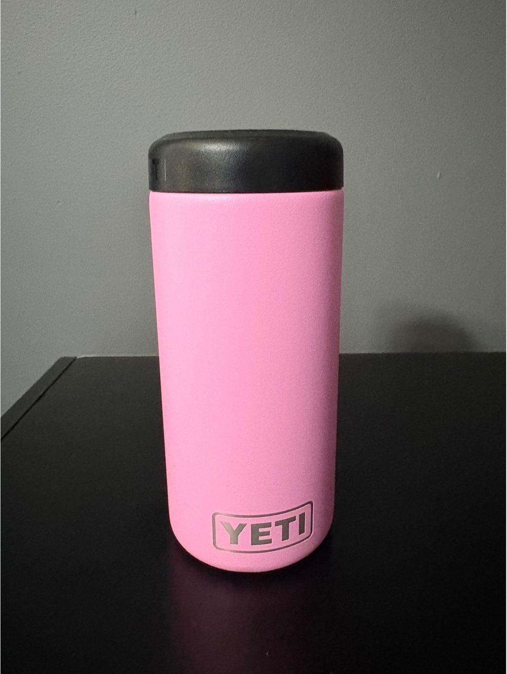 YETI Rambler 12 oz Colster Slim Can Insulator Pink Drink Cooler